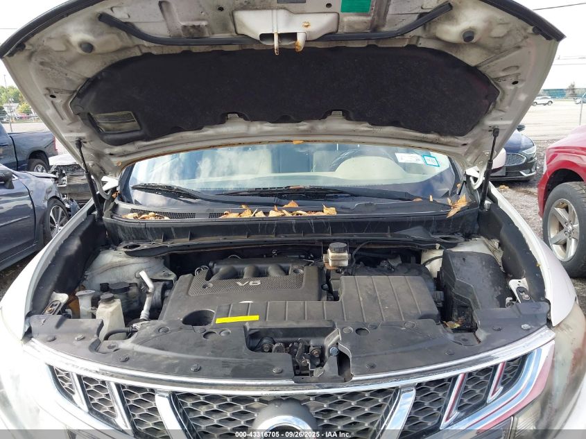 2011 Nissan Murano Sv VIN: JN8AZ1MW3BW185860 Lot: 43316705