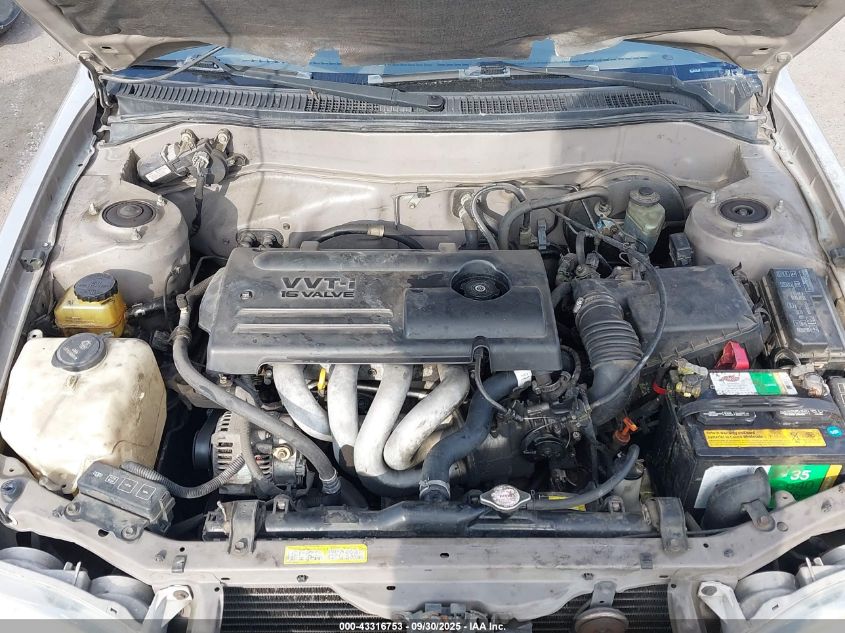 2002 Toyota Corolla Ce VIN: 1NXBR12E22Z586317 Lot: 43316753