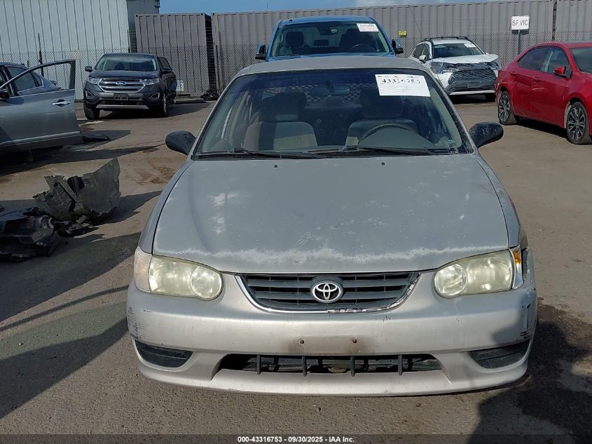 2002 Toyota Corolla Ce VIN: 1NXBR12E22Z586317 Lot: 43316753