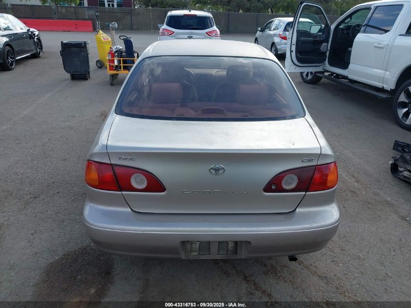 2002 Toyota Corolla Ce VIN: 1NXBR12E22Z586317 Lot: 43316753
