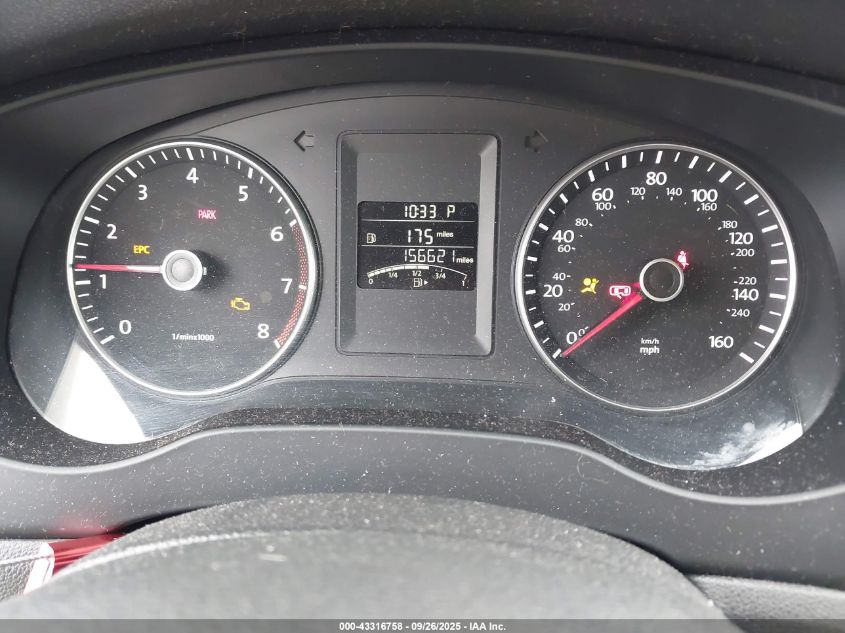 2014 Volkswagen Jetta 1.8T Se VIN: 3VWD17AJ6EM241156 Lot: 43316758