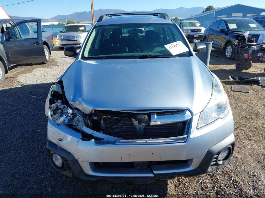 2014 Subaru Outback 2.5I VIN: 4S4BRBAC0E3210070 Lot: 43316771