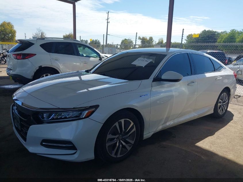 2019 Honda Accord Hybrid VIN: 1HGCV3F10KA013605 Lot: 43316784