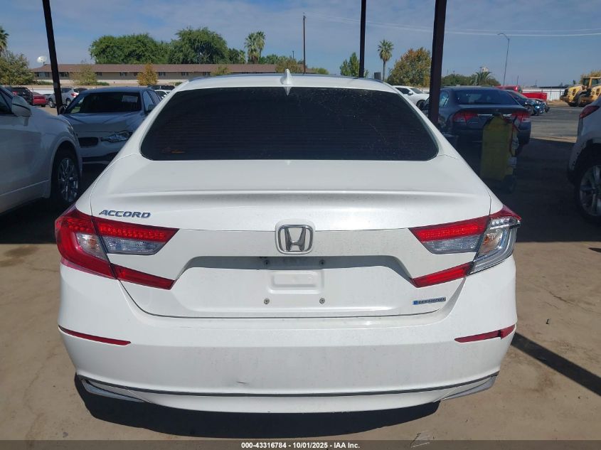 2019 Honda Accord Hybrid VIN: 1HGCV3F10KA013605 Lot: 43316784