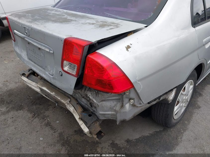 2003 Honda Civic Lx VIN: 2HGES16583H563453 Lot: 43316791