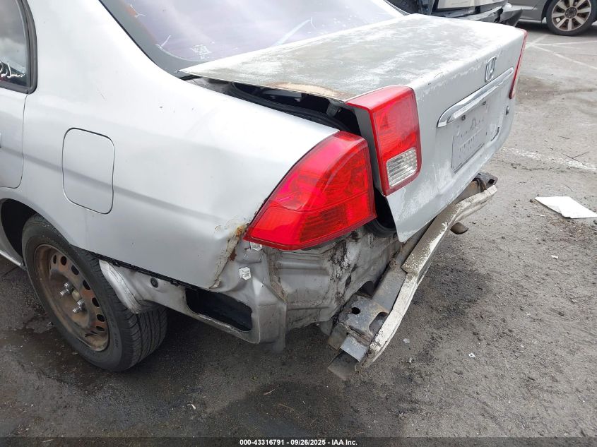 2003 Honda Civic Lx VIN: 2HGES16583H563453 Lot: 43316791