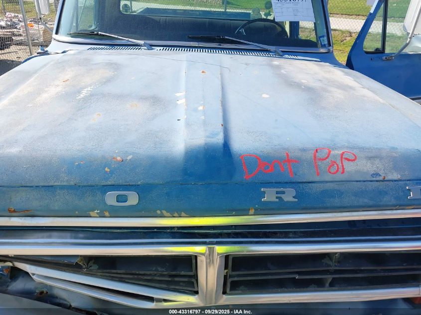 1972 Ford Ranger VIN: F10YKP47121 Lot: 43316797