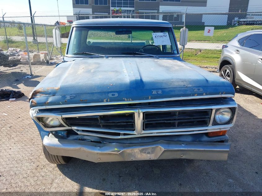 1972 Ford Ranger VIN: F10YKP47121 Lot: 43316797