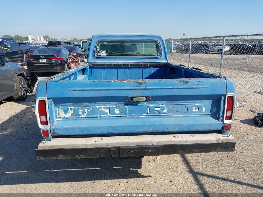 1972 Ford Ranger VIN: F10YKP47121 Lot: 43316797