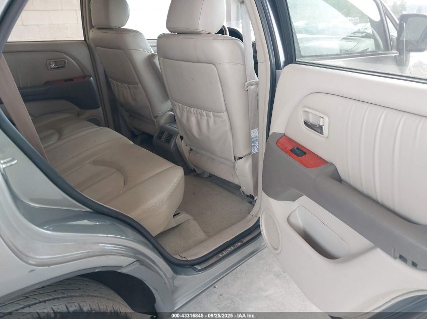 2002 Lexus Rx 300 VIN: JTJHF10U420242882 Lot: 43316845