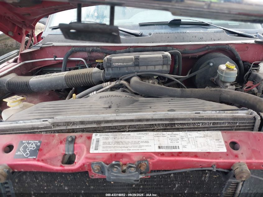 1999 Dodge Ram 1500 St VIN: 1B7HF13Y6XJ595059 Lot: 43316852