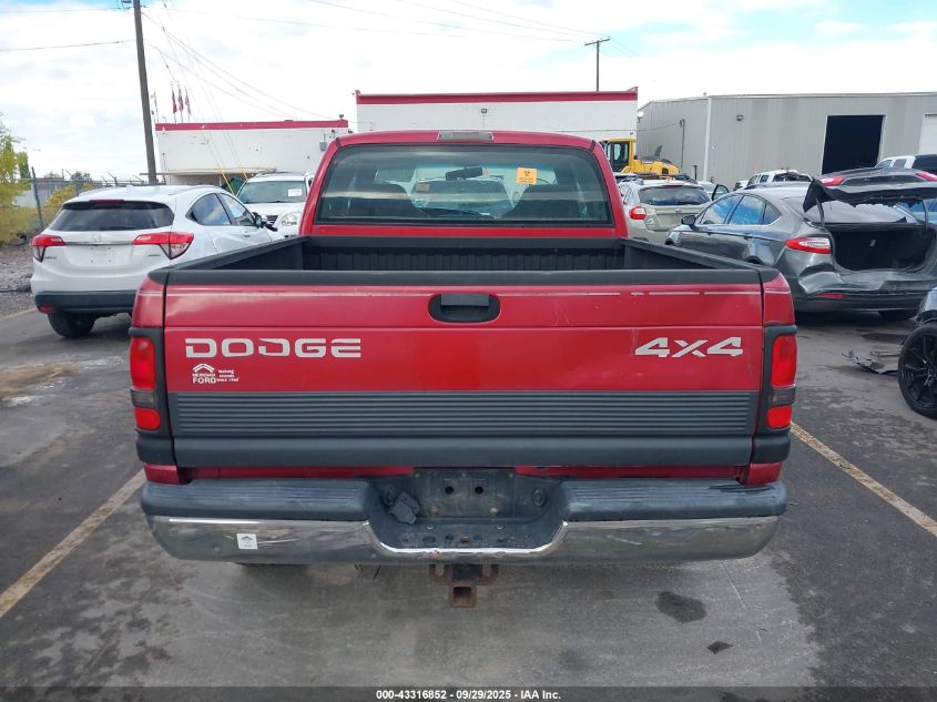 1999 Dodge Ram 1500 St VIN: 1B7HF13Y6XJ595059 Lot: 43316852