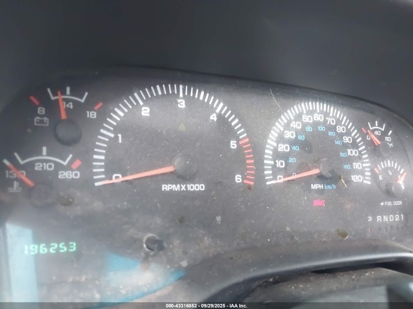 1999 Dodge Ram 1500 St VIN: 1B7HF13Y6XJ595059 Lot: 43316852