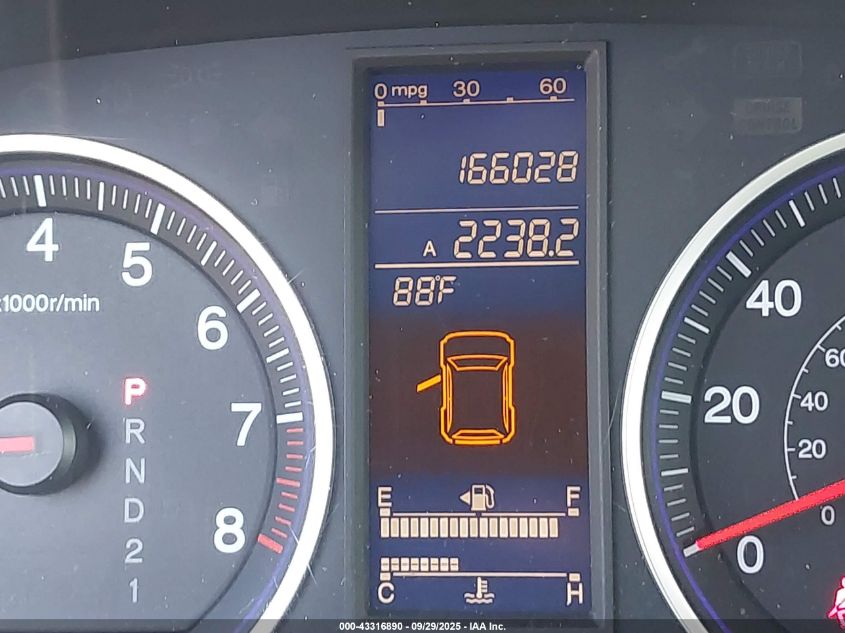 2010 Honda Cr-V Exl VIN: 5J6RE3H76AL047801 Lot: 43316890