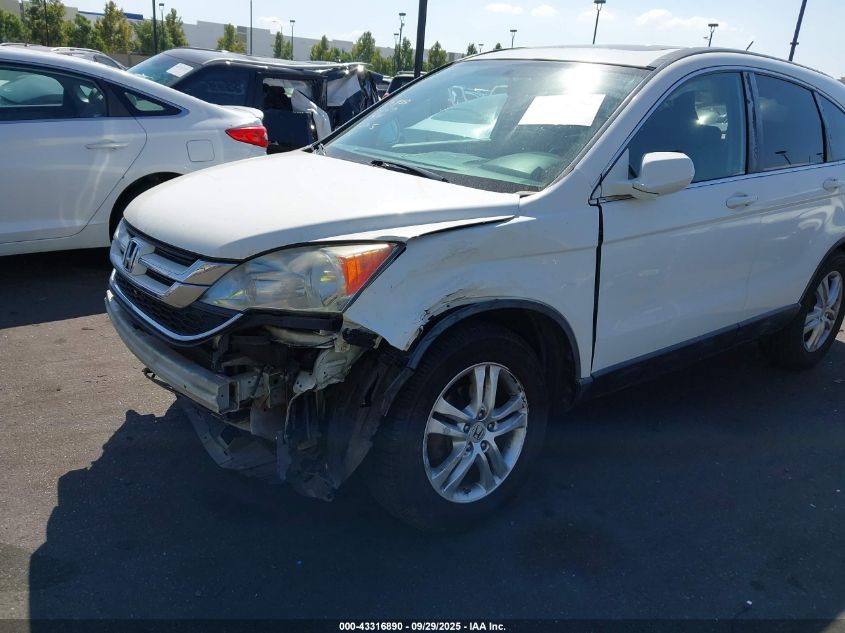 2010 Honda Cr-V Exl VIN: 5J6RE3H76AL047801 Lot: 43316890