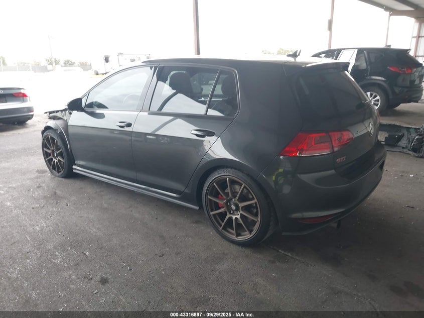 2015 VOLKSWAGEN GOLF GTI 2.0T SE W/PERFORMANCE PACKAGE 4-DOOR - 3VW447AU4FM103196