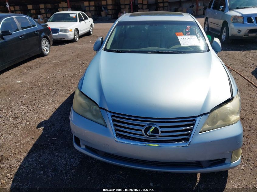 2010 Lexus Es 350 VIN: JTHBK1EG0A2387362 Lot: 43316909