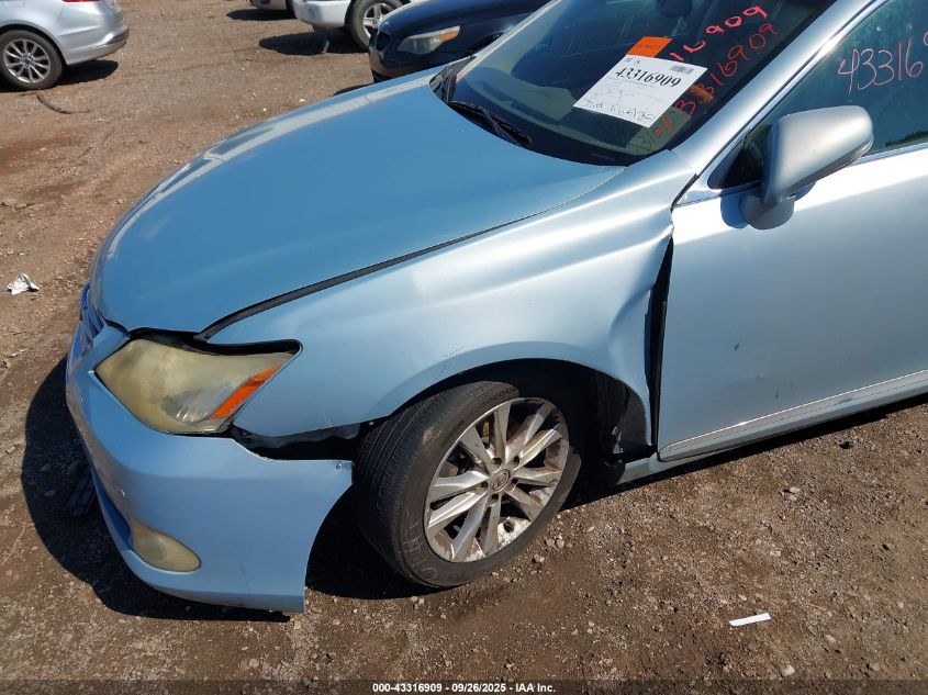 2010 Lexus Es 350 VIN: JTHBK1EG0A2387362 Lot: 43316909