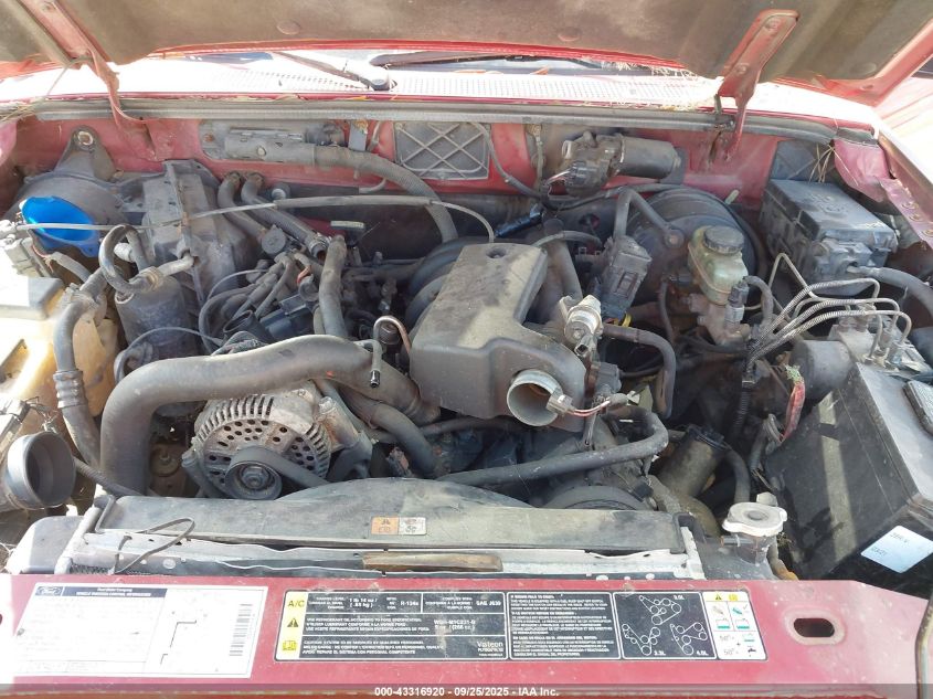 2002 Ford Ranger Edge/Xlt VIN: 1FTZR45U82TA32695 Lot: 43316920