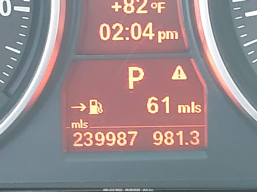 2011 BMW 328I VIN: WBAPH5G54BNM76440 Lot: 43316922