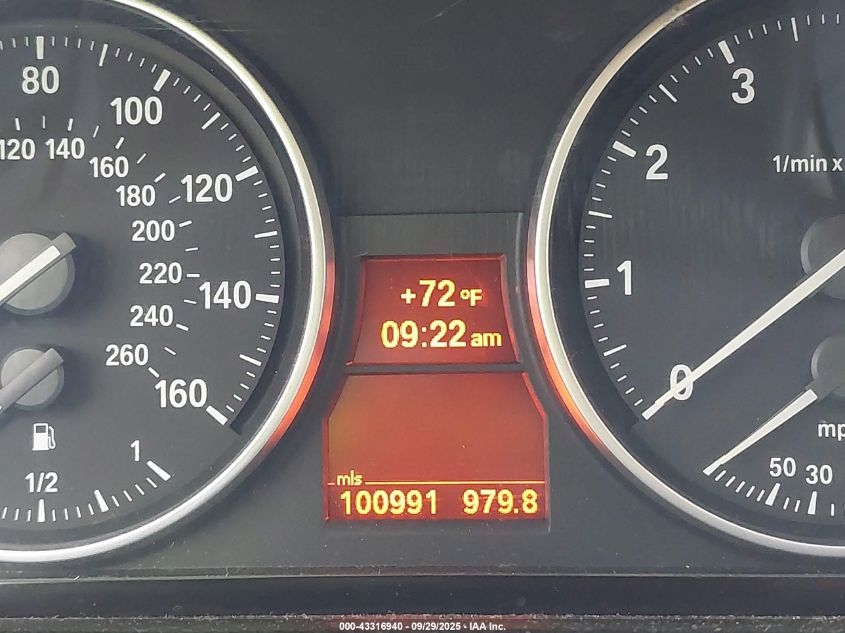 2011 BMW 328I VIN: WBAPH5C50BF093143 Lot: 43316940