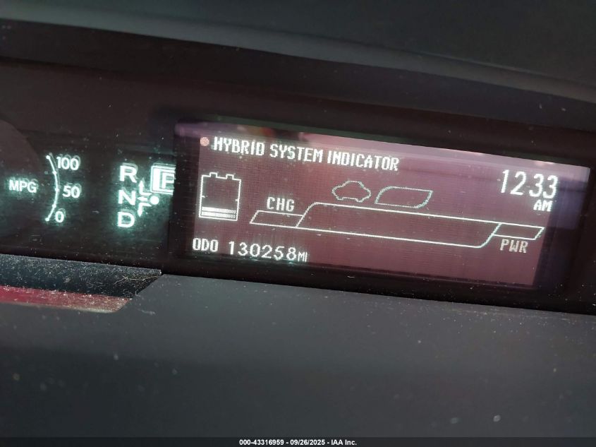 2013 Toyota Prius Two VIN: JTDKN3DU6D1616908 Lot: 43316959