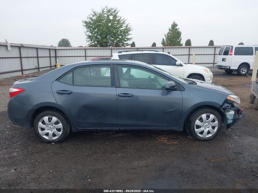 2014 Toyota Corolla Le Plus VIN: 2T1BURHE9EC172140 Lot: 43316962
