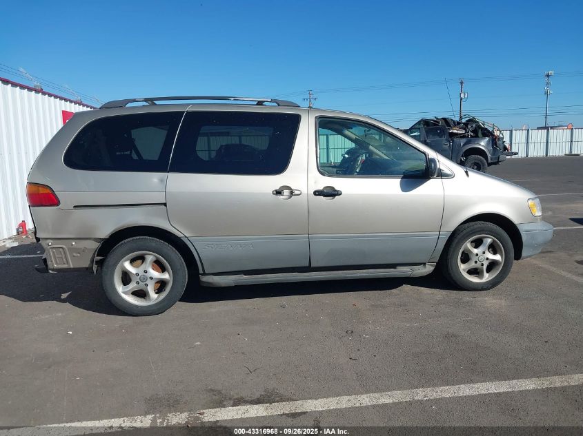 2000 Toyota Sienna Le VIN: 4T3ZF13C1YU314894 Lot: 43316968