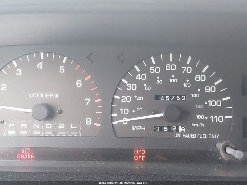 1996 Toyota T100 Xtracab VIN: JT4TN12D6T0025199 Lot: 43316991