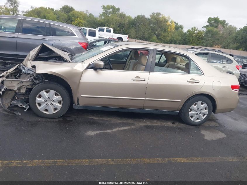 2004 Honda Accord 2.4 Lx VIN: 1HGCM564X4A119295 Lot: 43316994