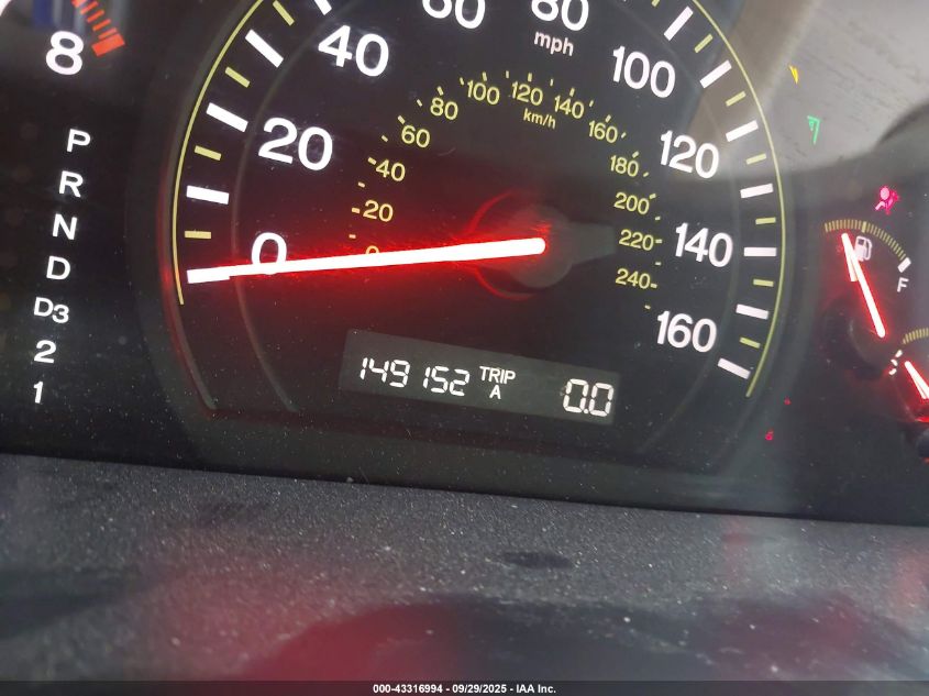 2004 Honda Accord 2.4 Lx VIN: 1HGCM564X4A119295 Lot: 43316994