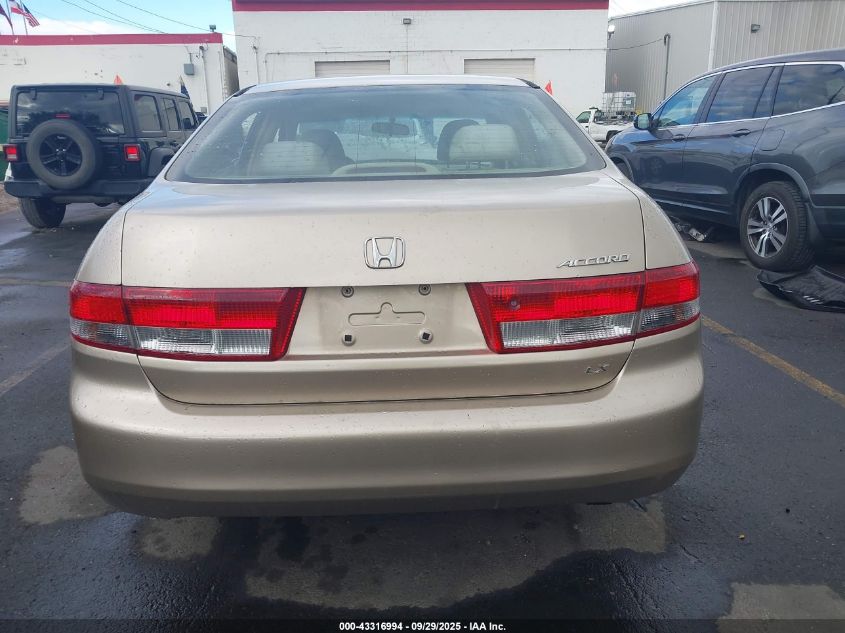 2004 Honda Accord 2.4 Lx VIN: 1HGCM564X4A119295 Lot: 43316994