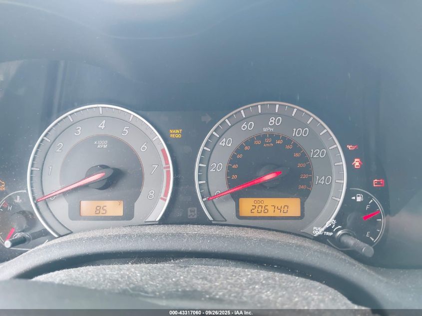 2010 Toyota Corolla S VIN: 2T1BU4EE8AC305293 Lot: 43317060