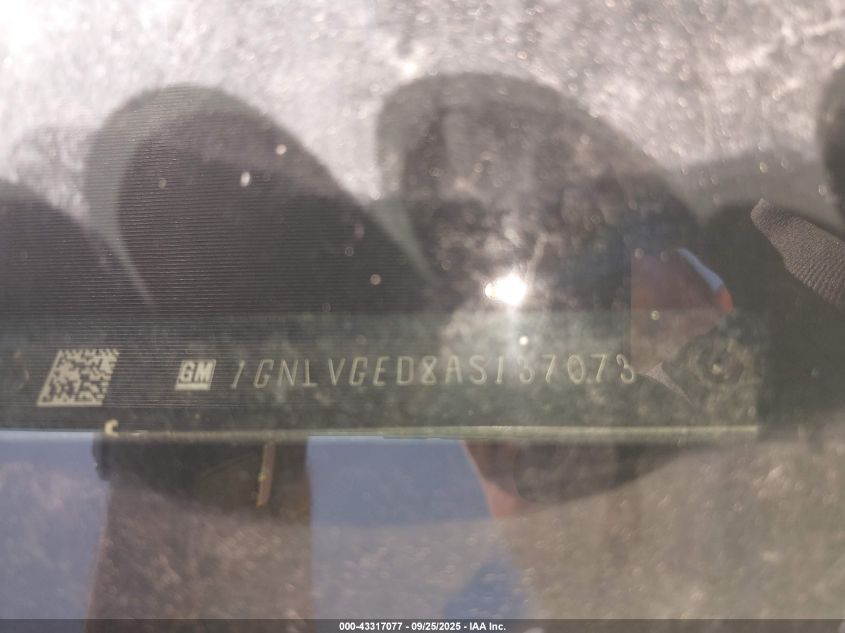 2010 Chevrolet Traverse Lt VIN: 1GNLVGED8AS137073 Lot: 43317077