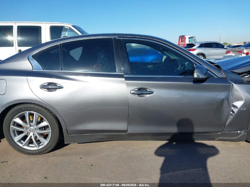 2014 Infiniti Q50 Premium VIN: JN1BV7APXEM675811 Lot: 43317146