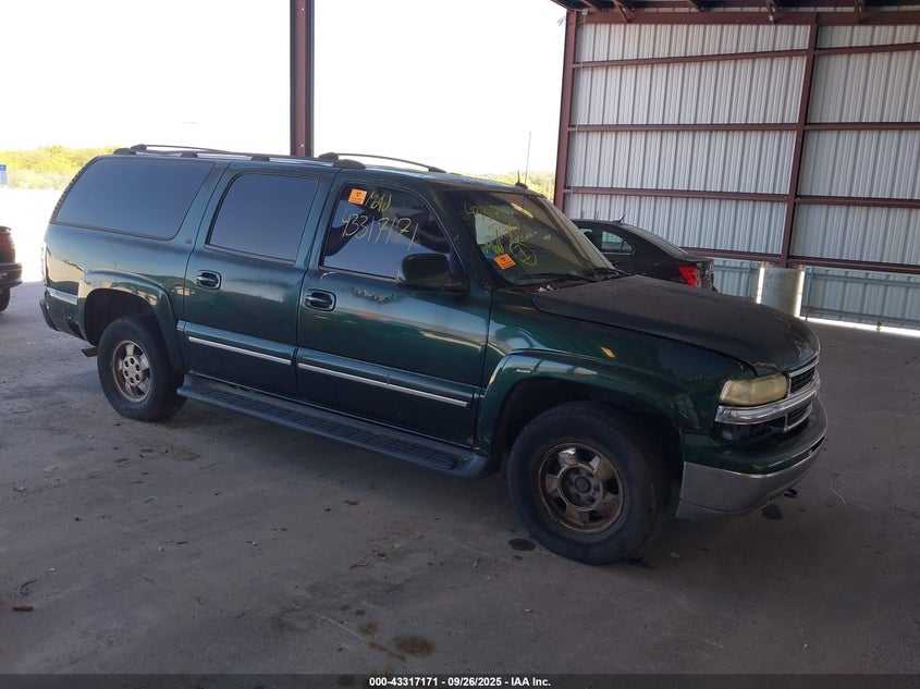 2002 Chevrolet Suburban 1500 Lt green suv flexible 3GNFK16Z12G298631 photo #1