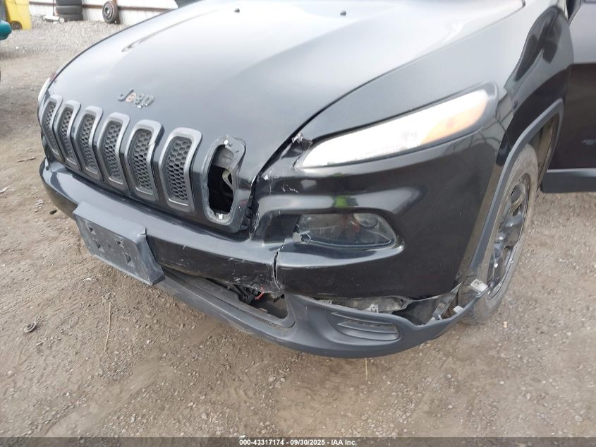 2016 Jeep Cherokee Sport VIN: 1C4PJLABXGW217012 Lot: 43317174