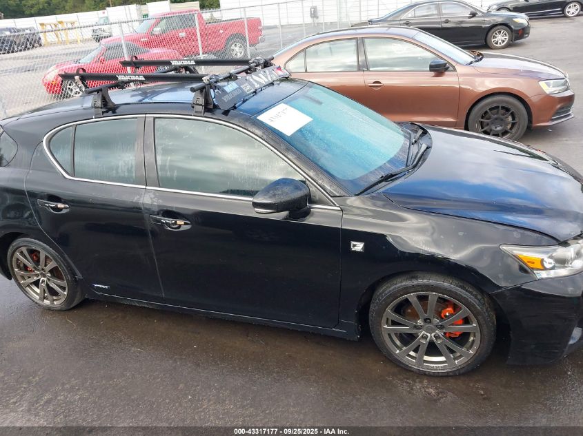 2012 Lexus Ct 200H Premium VIN: JTHKD5BH6C2093529 Lot: 43317177