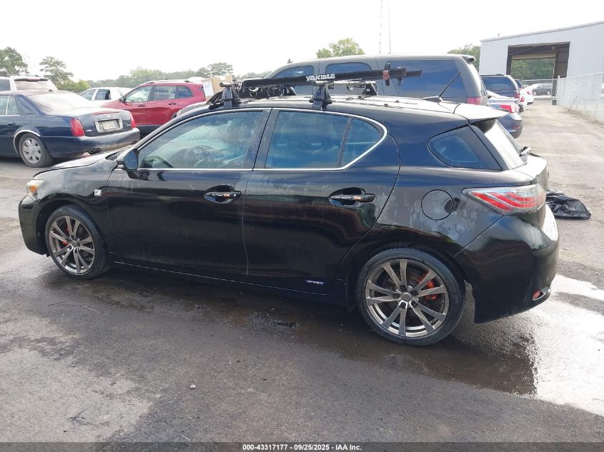 2012 Lexus Ct 200H Premium VIN: JTHKD5BH6C2093529 Lot: 43317177