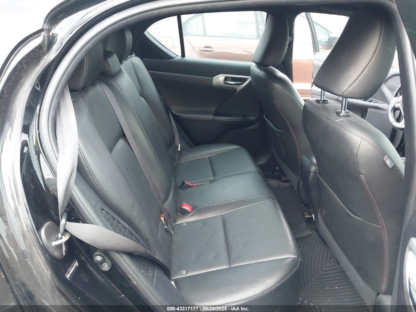 2012 Lexus Ct 200H Premium VIN: JTHKD5BH6C2093529 Lot: 43317177