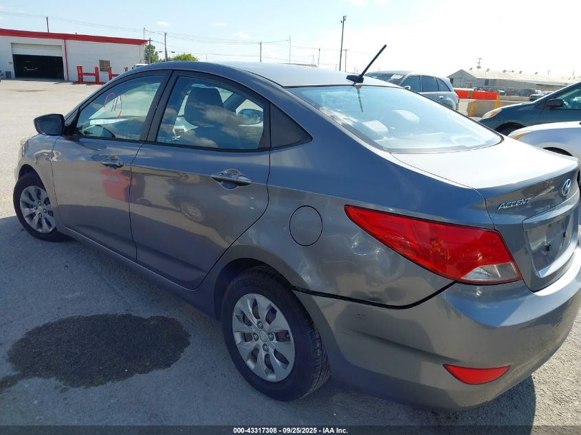 2016 Hyundai Accent Se VIN: KMHCT4AE8GU962096 Lot: 43317308