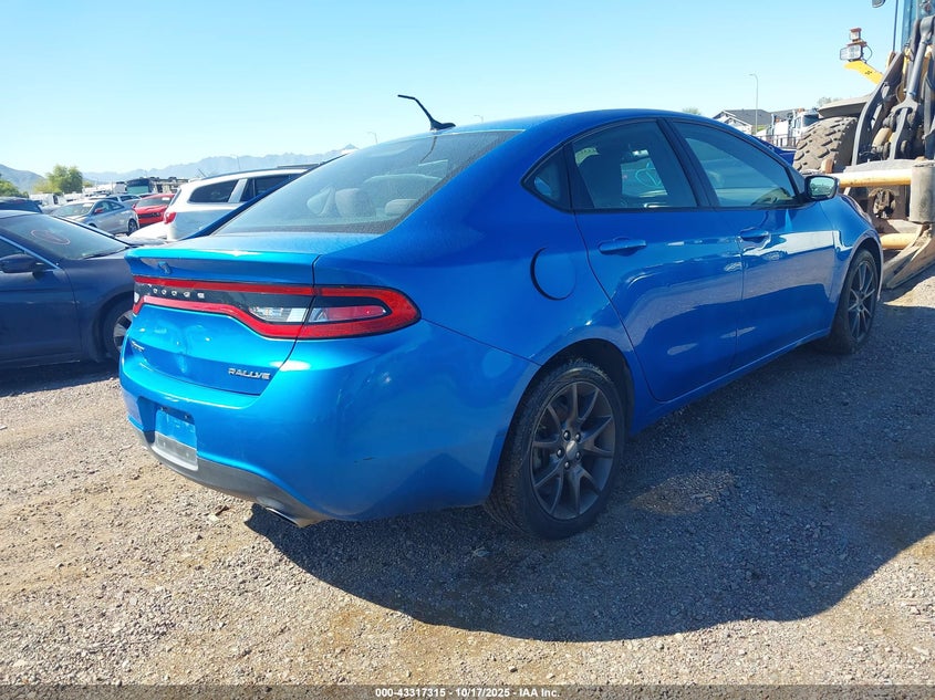 Vin: 1c3cdfbb7fd279245, lot: 43811980, dodge dart sxt 20154