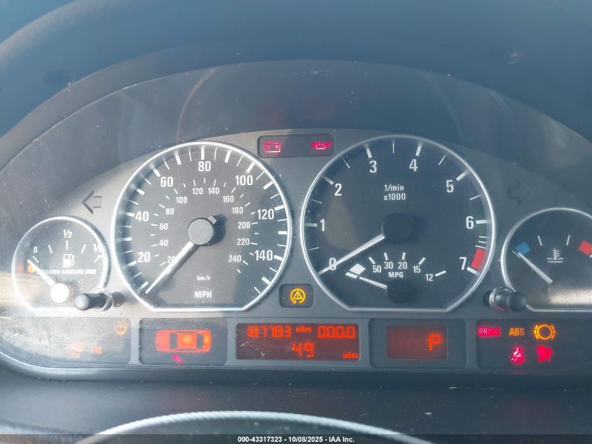 2005 BMW 330I VIN: WBAEV53495KM41301 Lot: 43317323