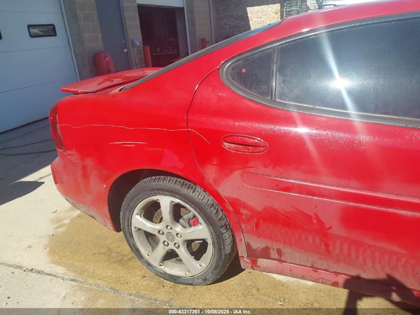2006 Pontiac Grand Prix Gxp VIN: 2G2WC58C461273361 Lot: 43317351