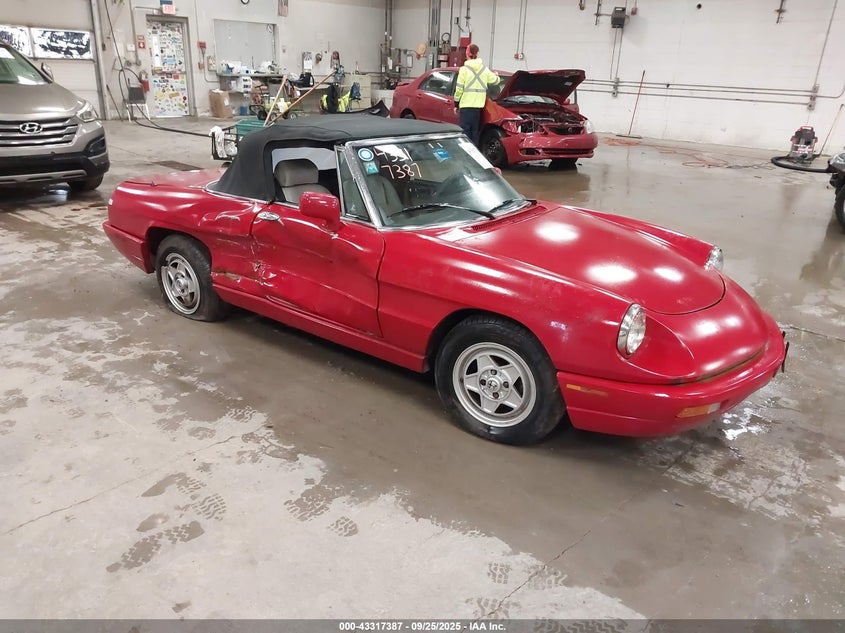 ZARBB32G4M6007217 1991 Alfa Romeo Spider auction photo 1