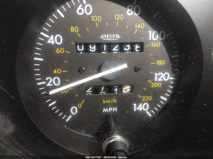 1991 Alfa Romeo Spider VIN: ZARBB32G4M6007217 Lot: 43317387