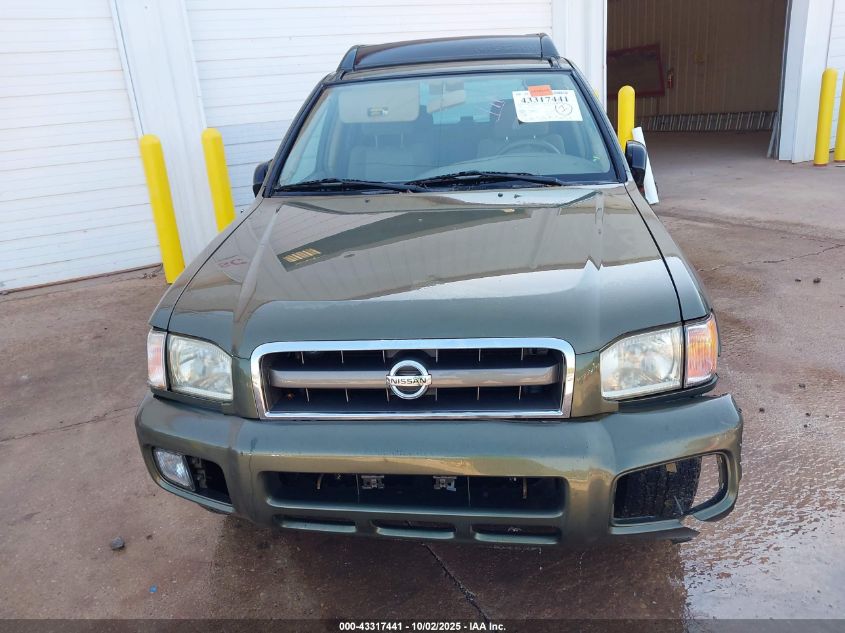 2004 Nissan Pathfinder Se VIN: JN8DR09X54W801800 Lot: 43317441