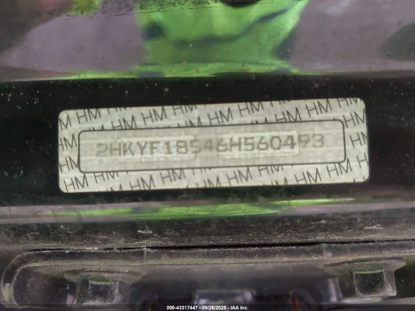 2006 Honda Pilot Ex-L VIN: 2HKYF18546H560493 Lot: 43317447