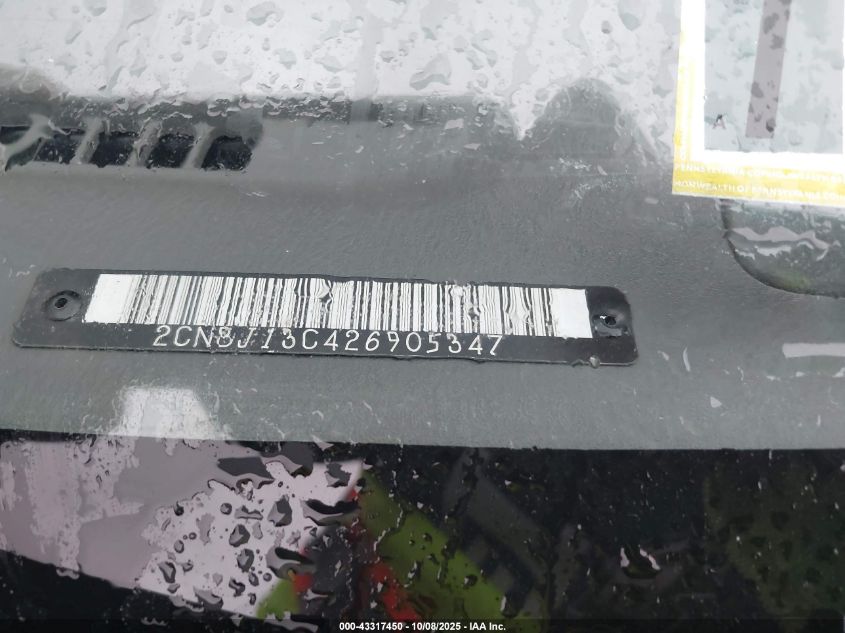 2002 Chevrolet Tracker Hard Top Base VIN: 2CNBJ13C426905347 Lot: 43317450