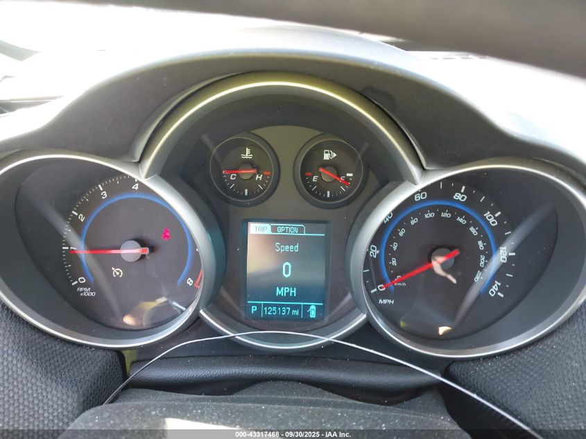 2016 Chevrolet Cruze Limited 1Lt Auto VIN: 1G1PE5SB7G7212416 Lot: 43317468